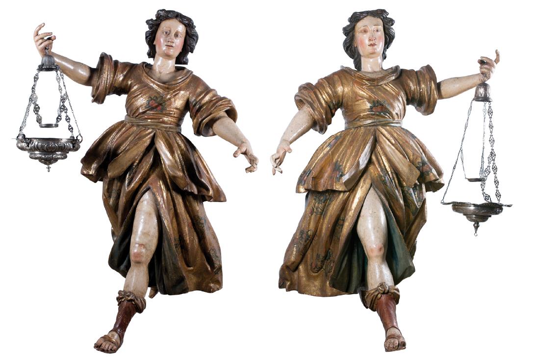 Torch bearing angels
